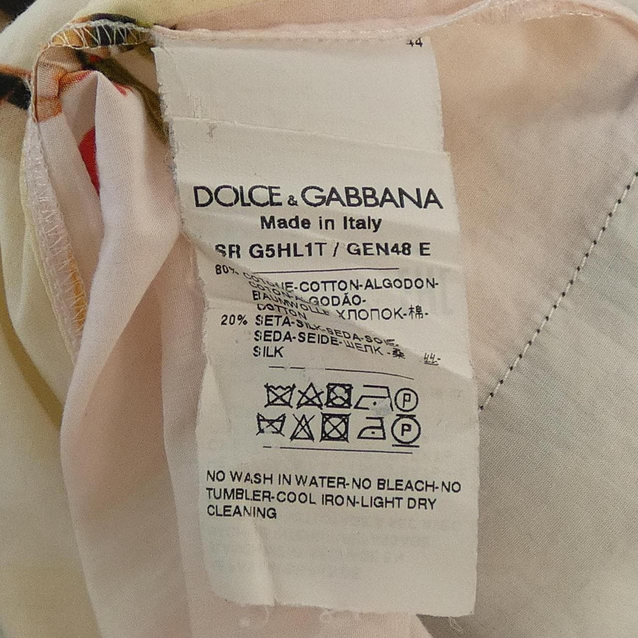 ドルチェアンドガッバーナ DOLCE&GABBANA G5HL1T GEN48 S／Sシャツ