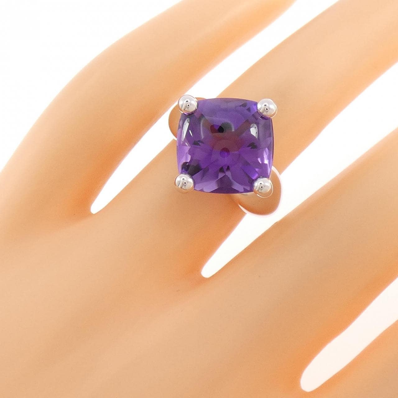 タサキ アメジスト リング 6.27CT
