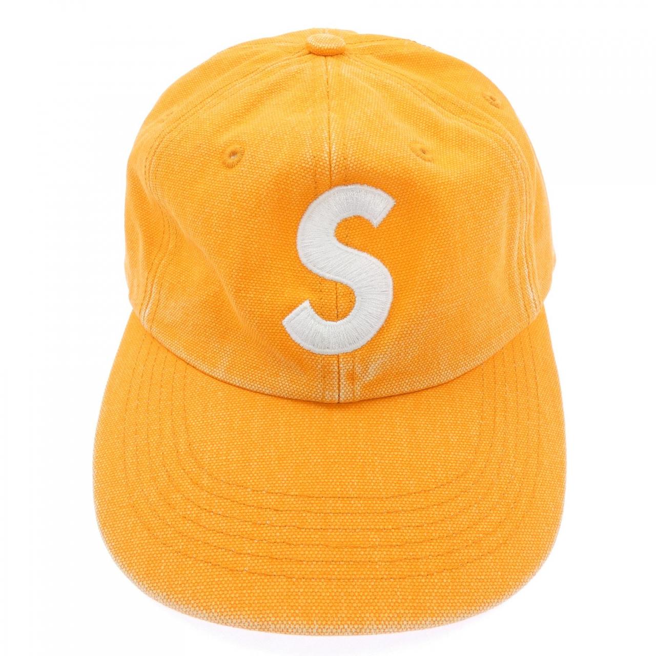 シュプリーム SUPREME Pigment Canvas S Logo キャップ