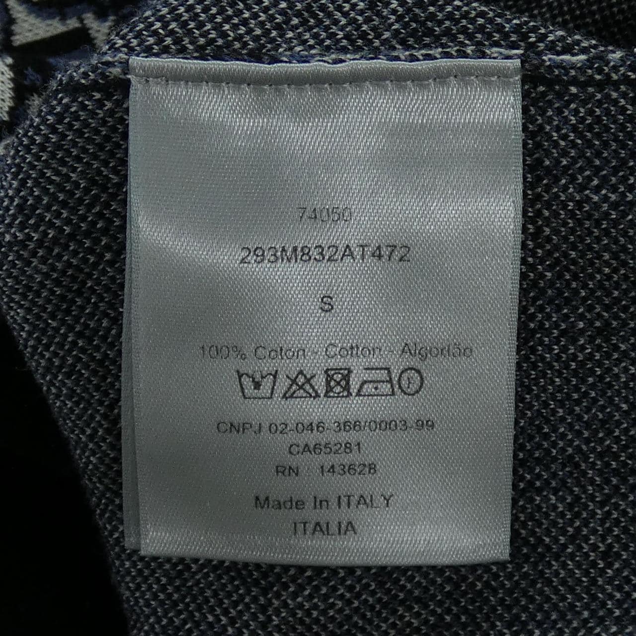 ディオール DIOR オブリーク OBLIQUE 293M832AT472 ポロシャツ