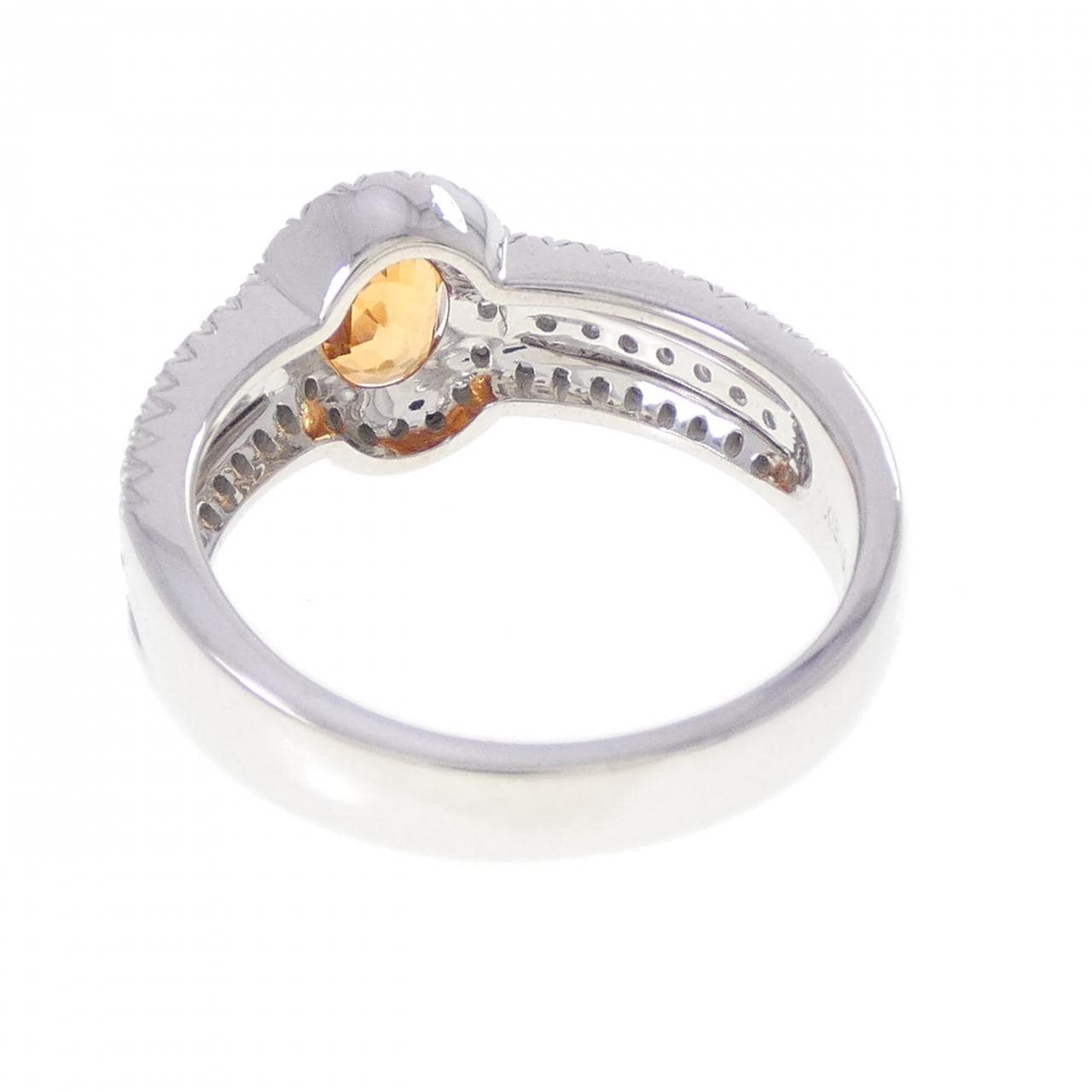 K18WG ガーネット リング 1.03CT