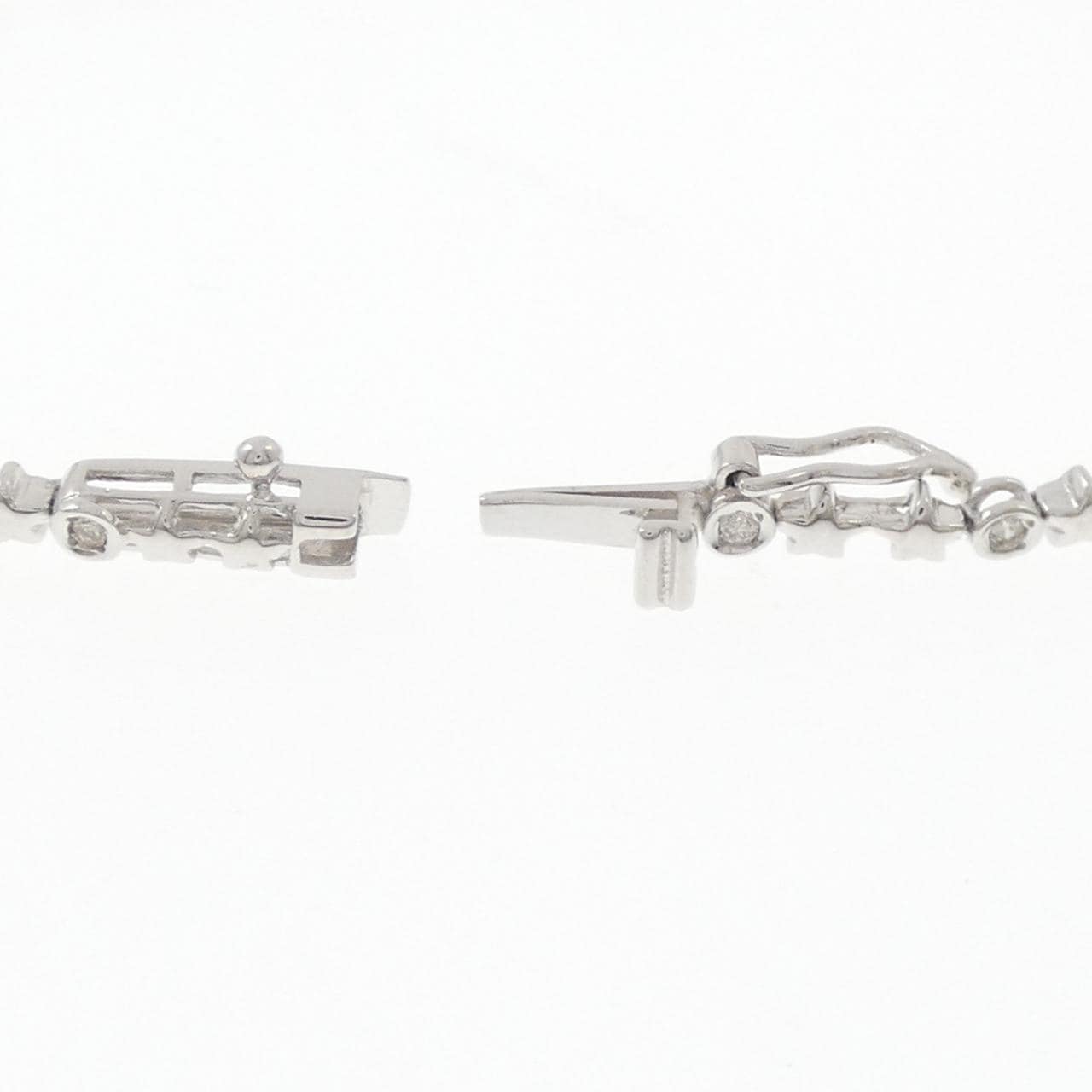 K18WG スター ダイヤモンド ブレスレット 0.16CT