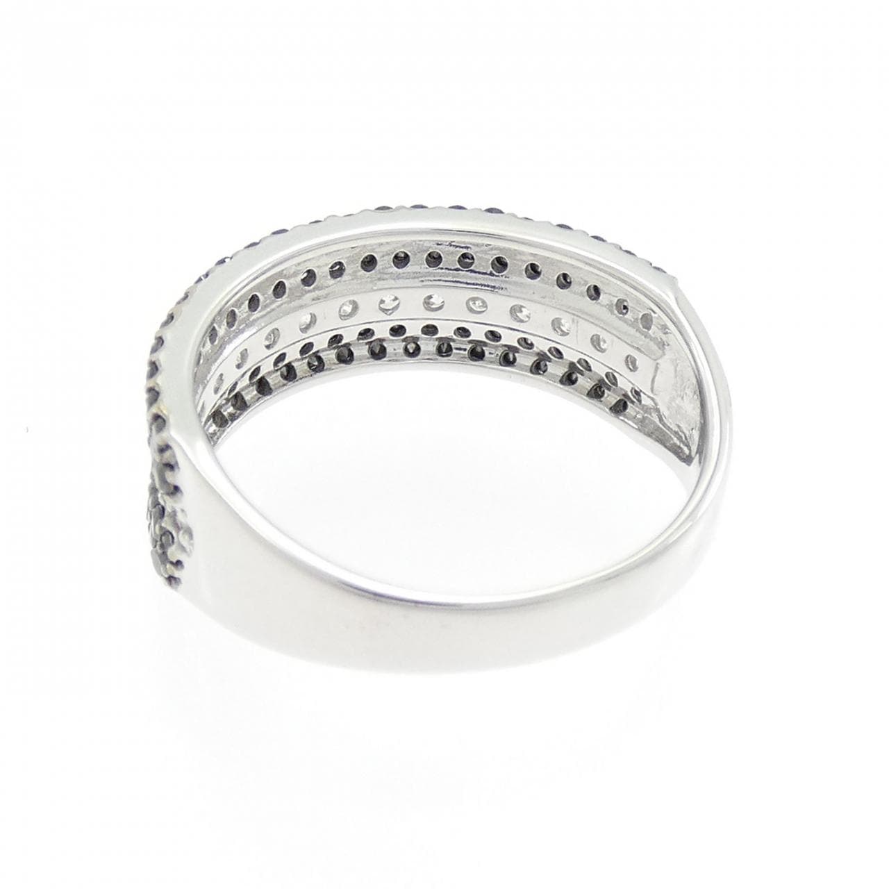 K18WG/K18BG ダイヤモンド リング 1.00CT