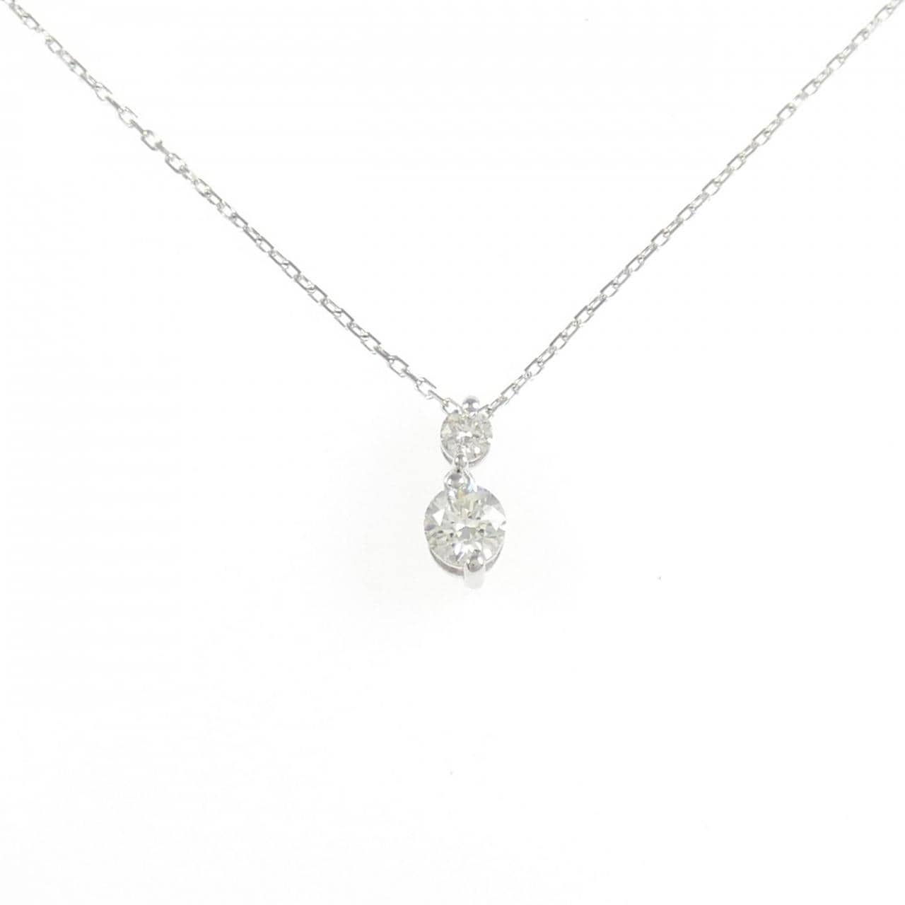 PT900/PT850 ダイヤモンド ネックレス 0.32CT K IF 3EXT