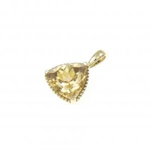 K18YG ジルコン ペンダント 2.51CT