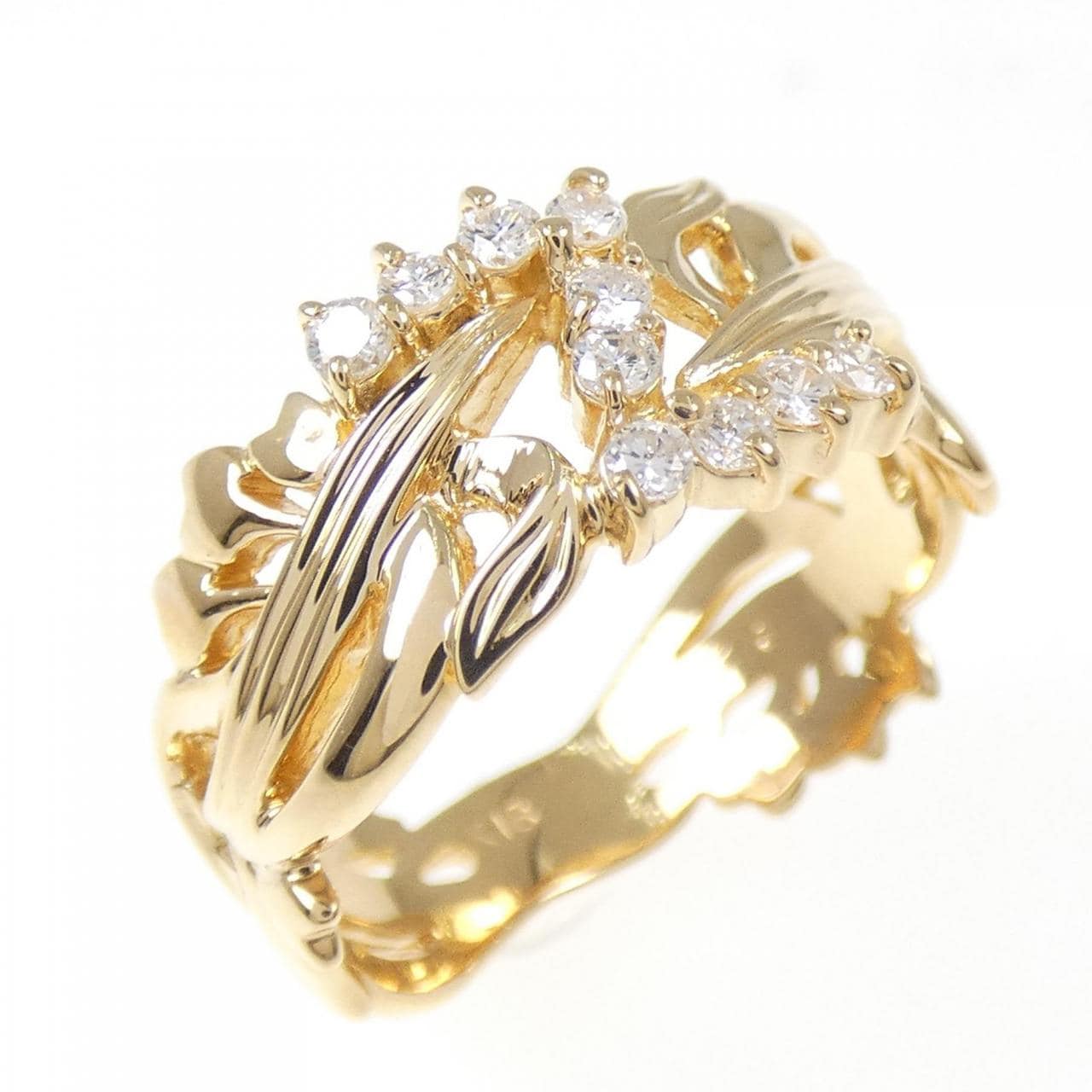 K18YG ダイヤモンド リング 0.23CT