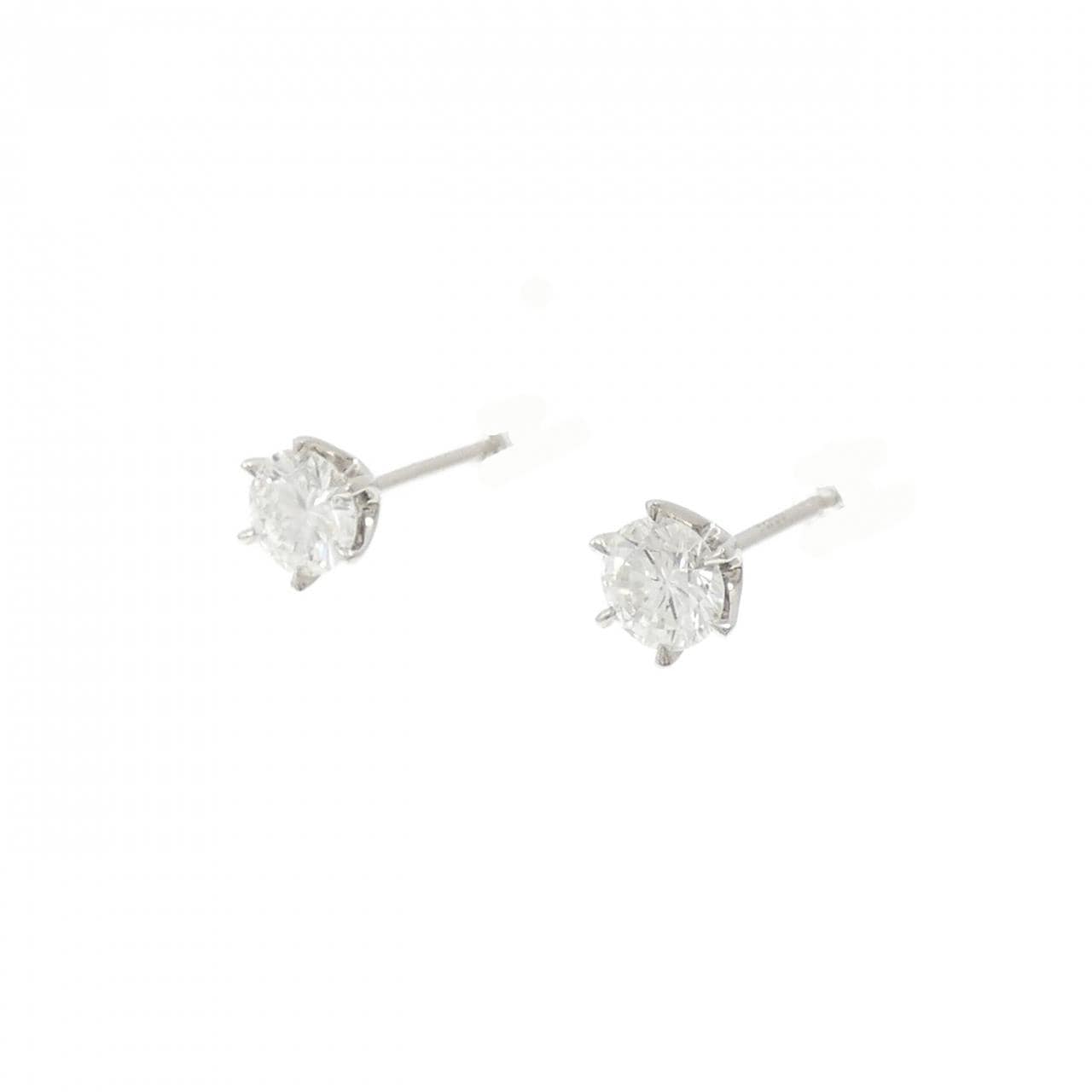 【新品】PT900 ダイヤモンド ピアス 0.324CT 0.316CT G VS2 VG