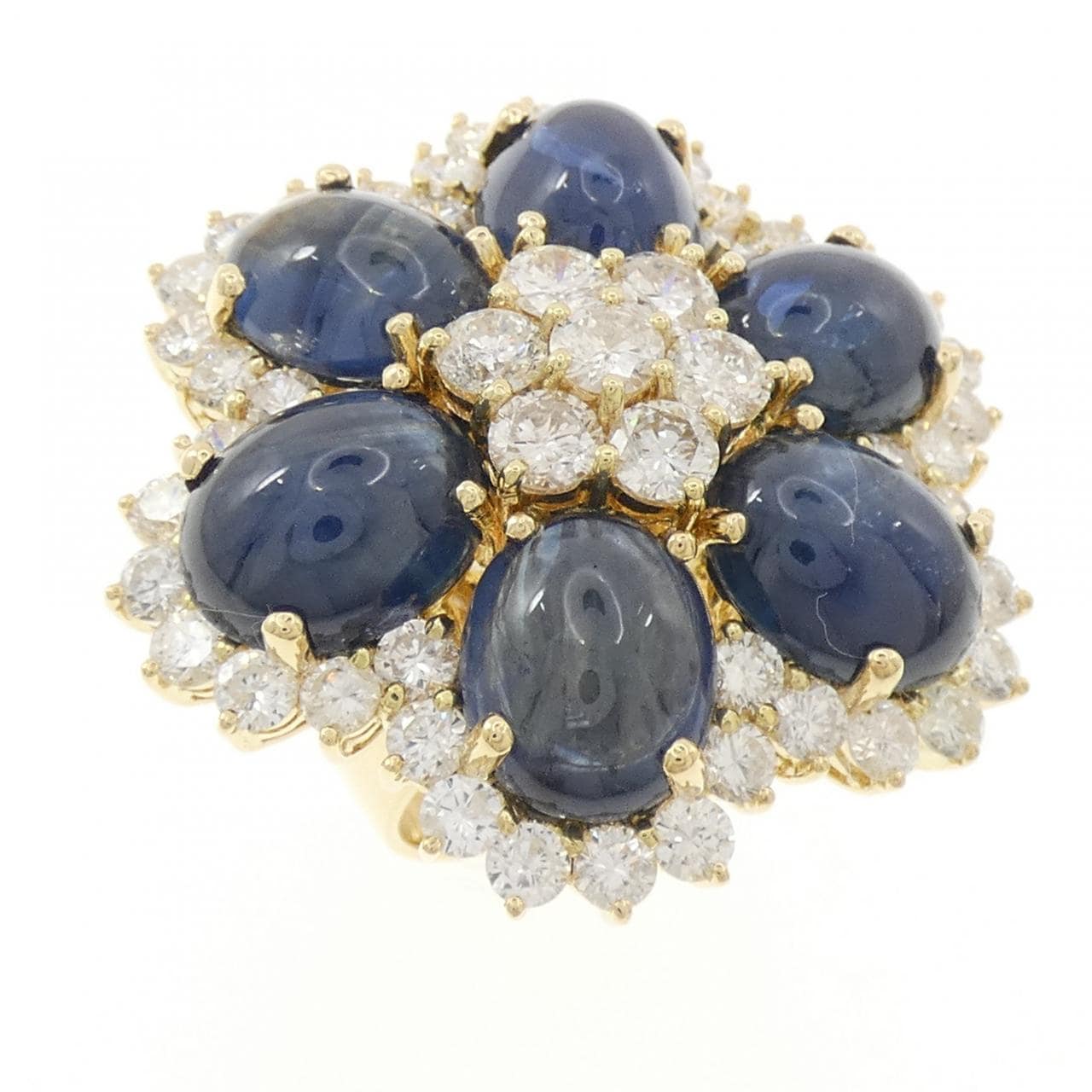 750YG サファイヤ リング 34.31CT