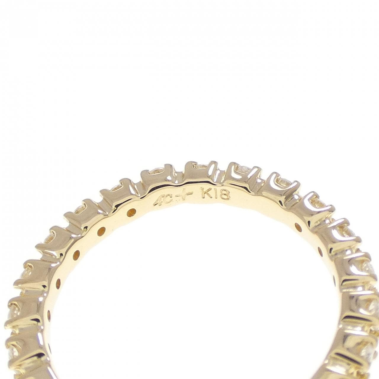 4゜C エタニティ ピンキー リング