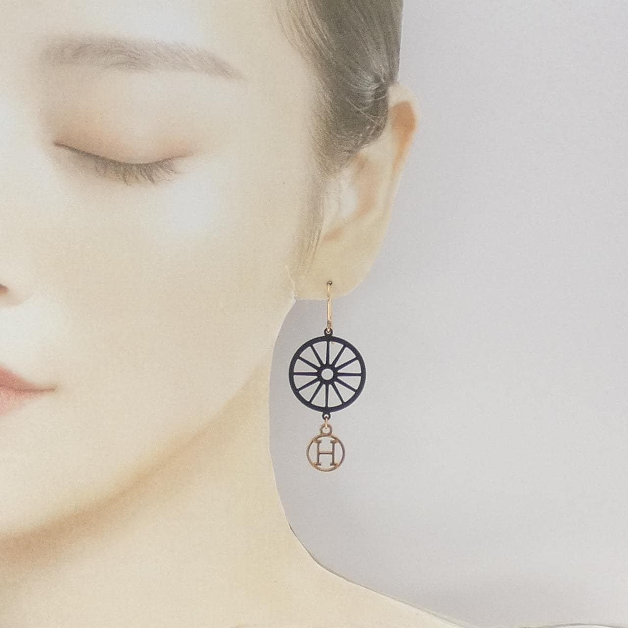 エルメス 750PG/925 ピアス 片耳