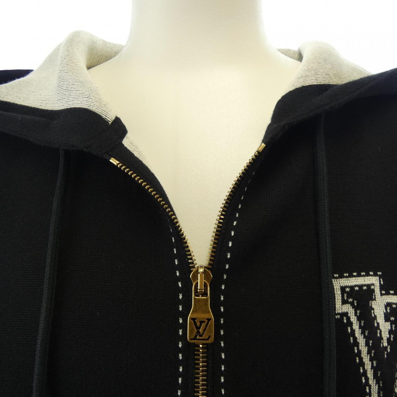 ルイヴィトン LOUIS VUITTON グラフィックインターシャジップコットンフーディ HRN89WAUR パーカー