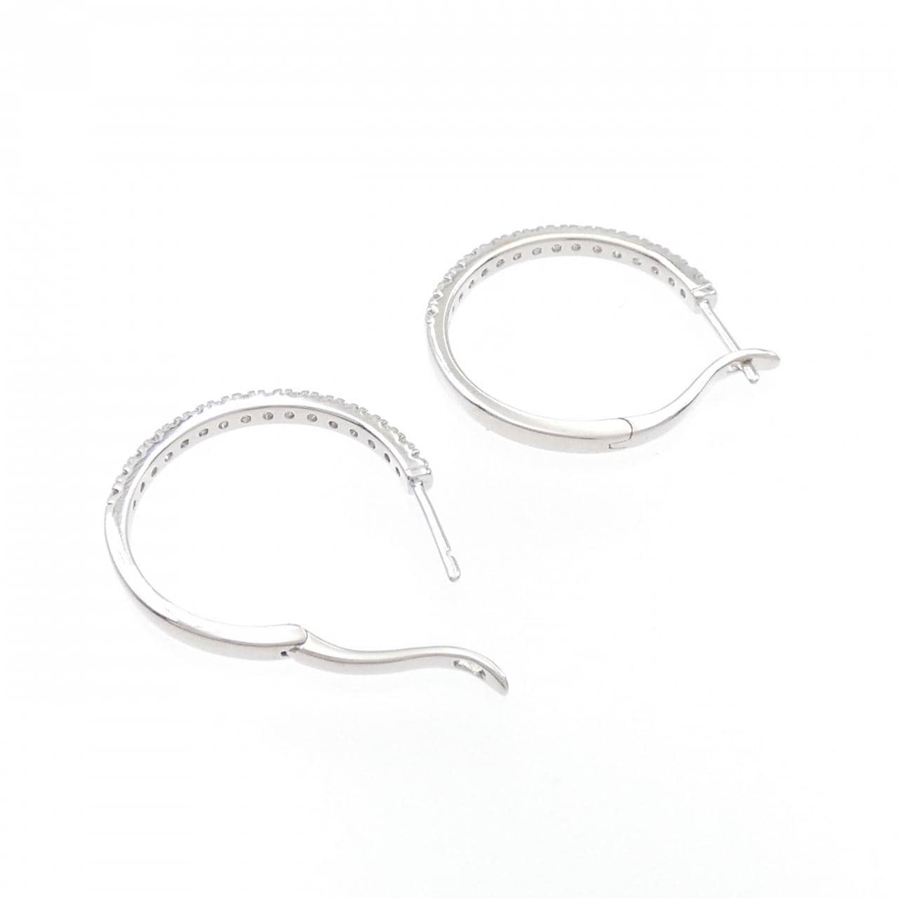 750WG Diamond Earrings 0.68CT