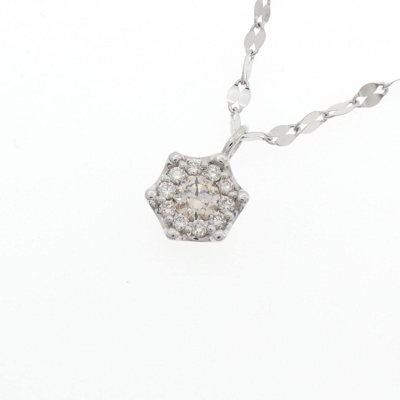 PT900/PT850 ダイヤモンド ネックレス 0.31CT