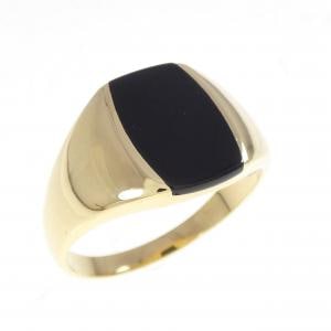 【新品】K18YG オニキス リング