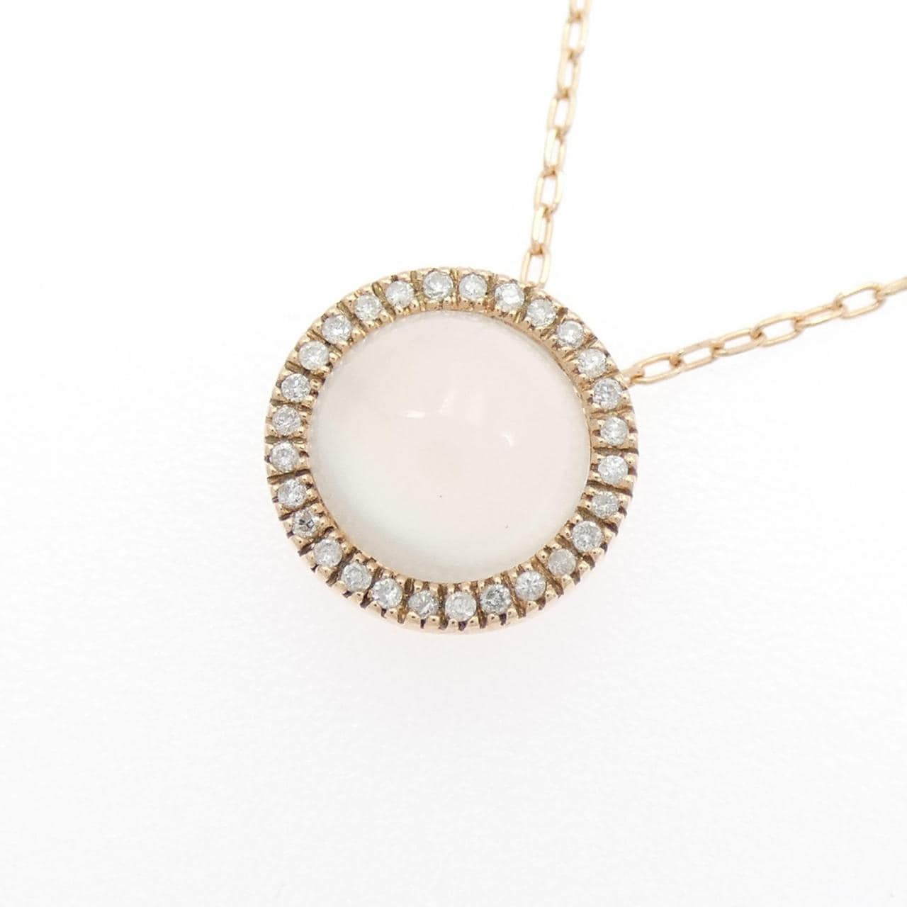 10KPG/K10PG ムーンストーン ネックレス 2.00CT