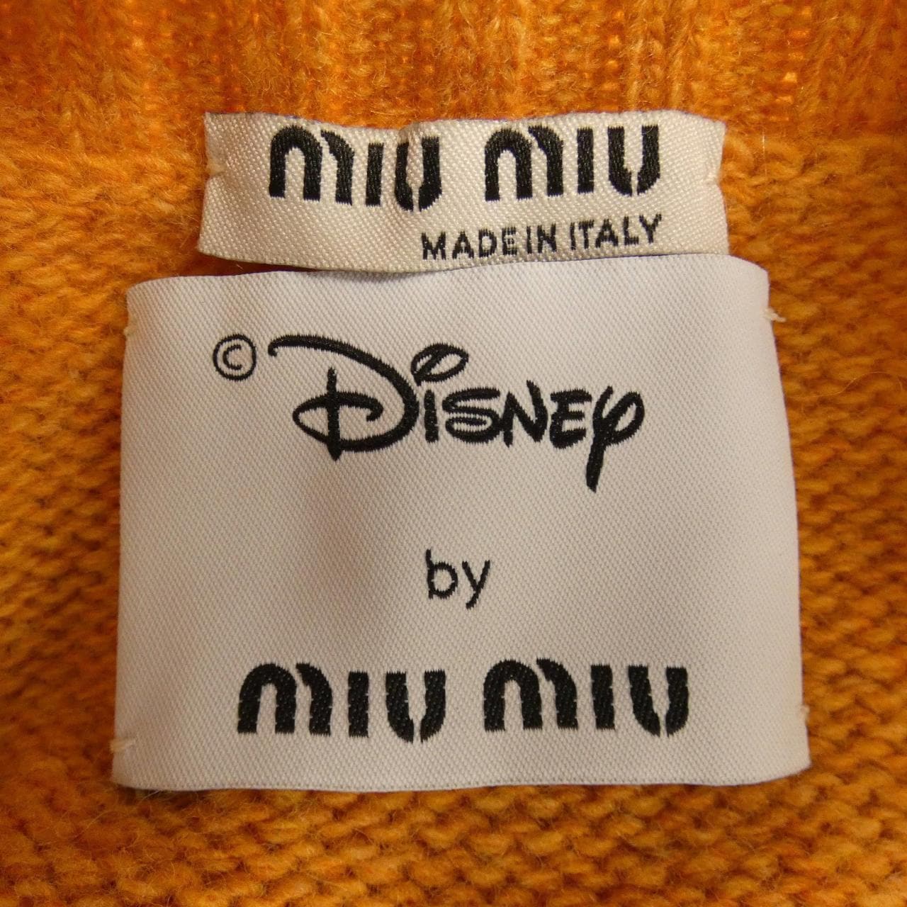 ミュウミュウ MIU MIU DISNEY おしゃれキャット MML181 1TIF ニット
