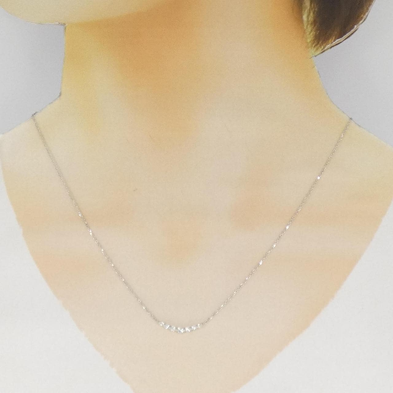 ヴァンドーム ダイヤモンド ネックレス 0.17CT