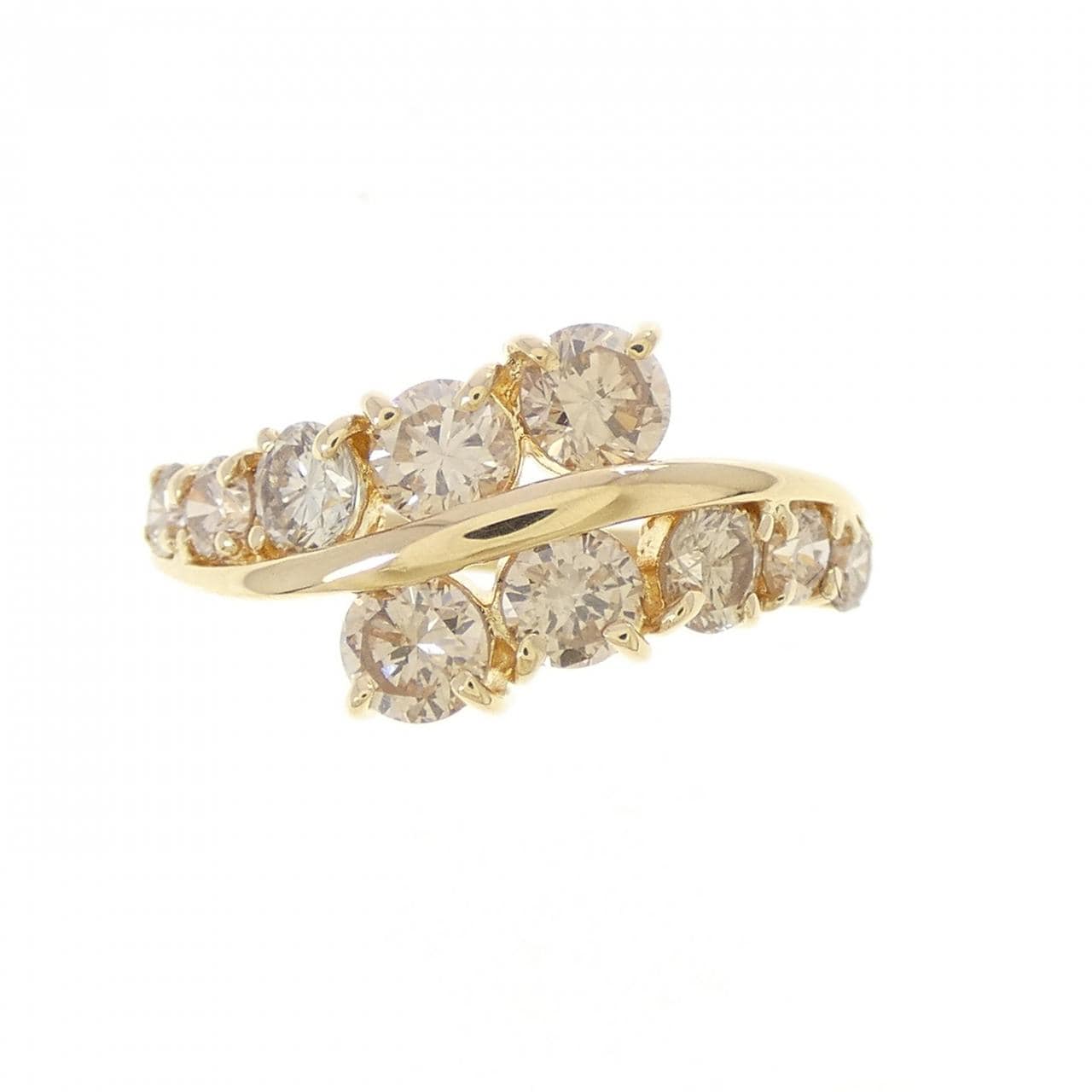K18YG ダイヤモンド リング 1.06CT