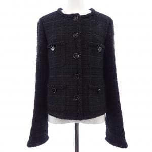 シャネル CHANEL LOOK56 P80445V72486 25B ノーカラージャケット