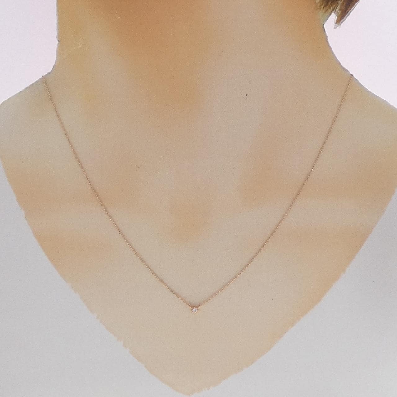 エテ ダイヤモンド ネックレス 0.02CT