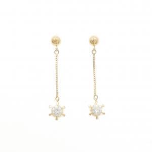 K18YG ダイヤモンド ピアス 0.42CT