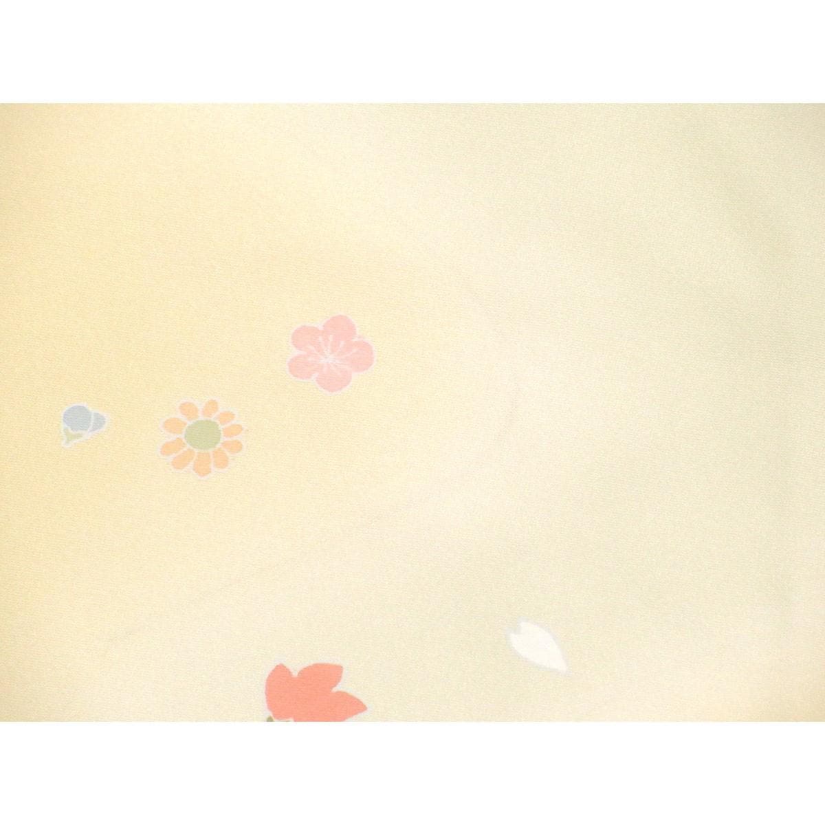 【未使用品】訪問着　友禅金彩加工　刺繍入りボカシ染