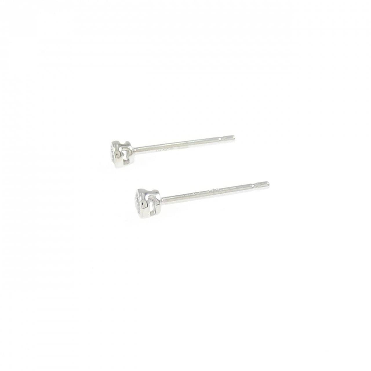 PT900 ダイヤモンド ピアス 0.050CT