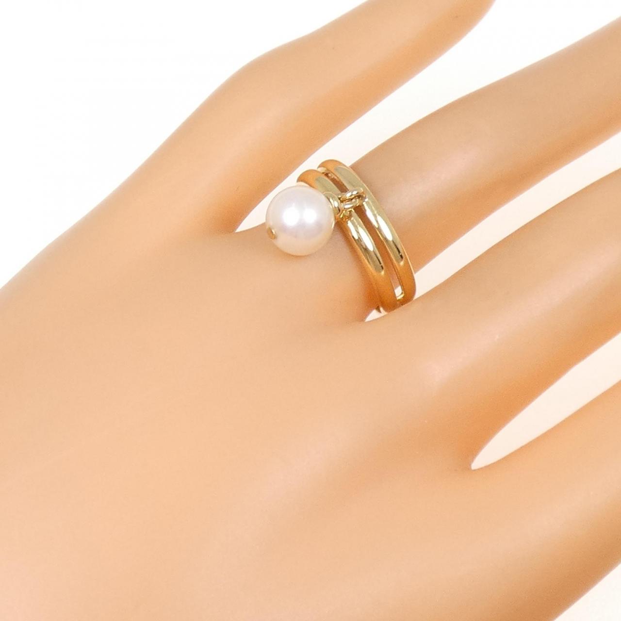 Tasaki Akoya珍珠戒指 7.2 毫米