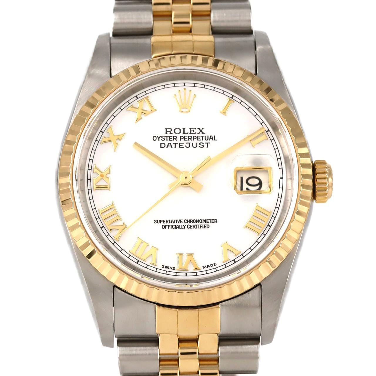 ロレックス デイトジャスト 16233NR SSxYG 自動巻 K番