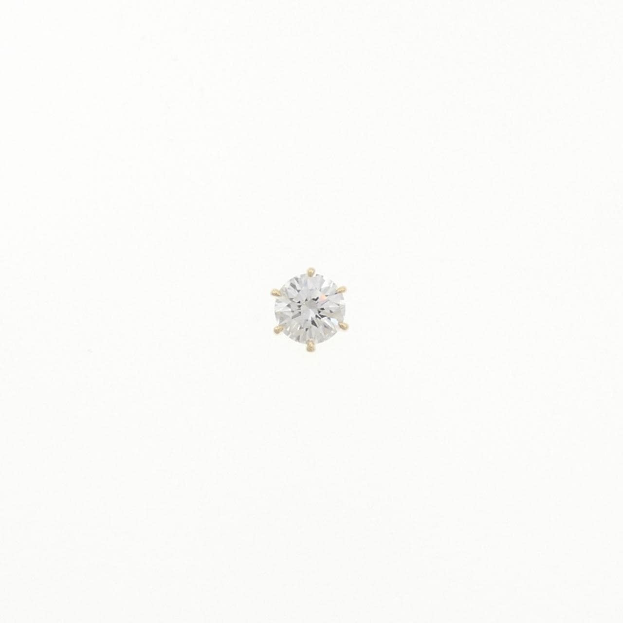 【リメイク】K18YG/ST ダイヤモンド ピアス 0.315CT D VS2 VG 片耳
