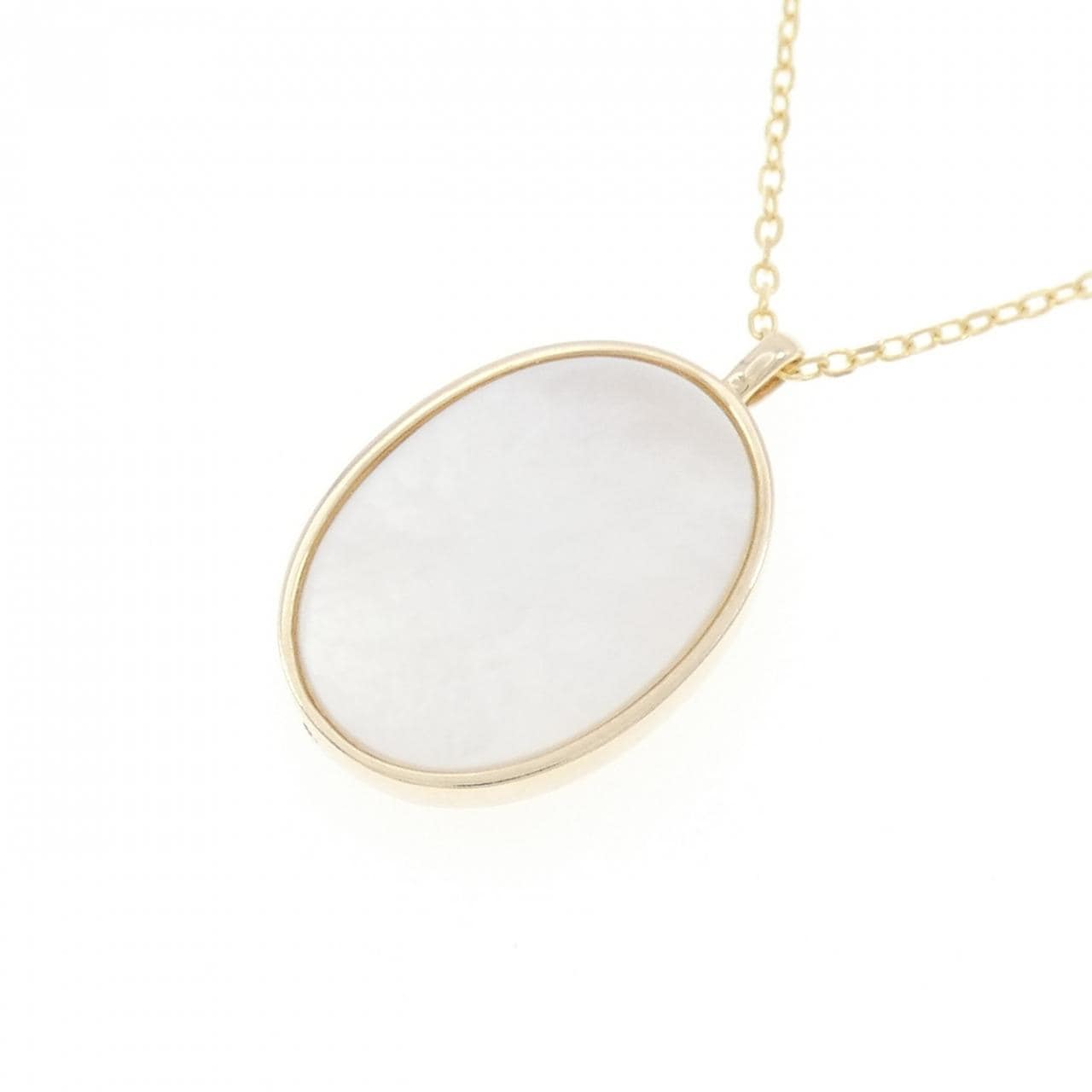 K10YG マザーオブパール ネックレス