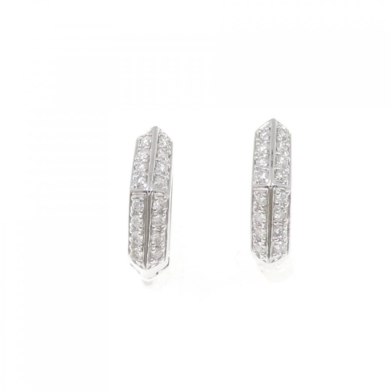 PT900 ダイヤモンド ピアス 0.24CT