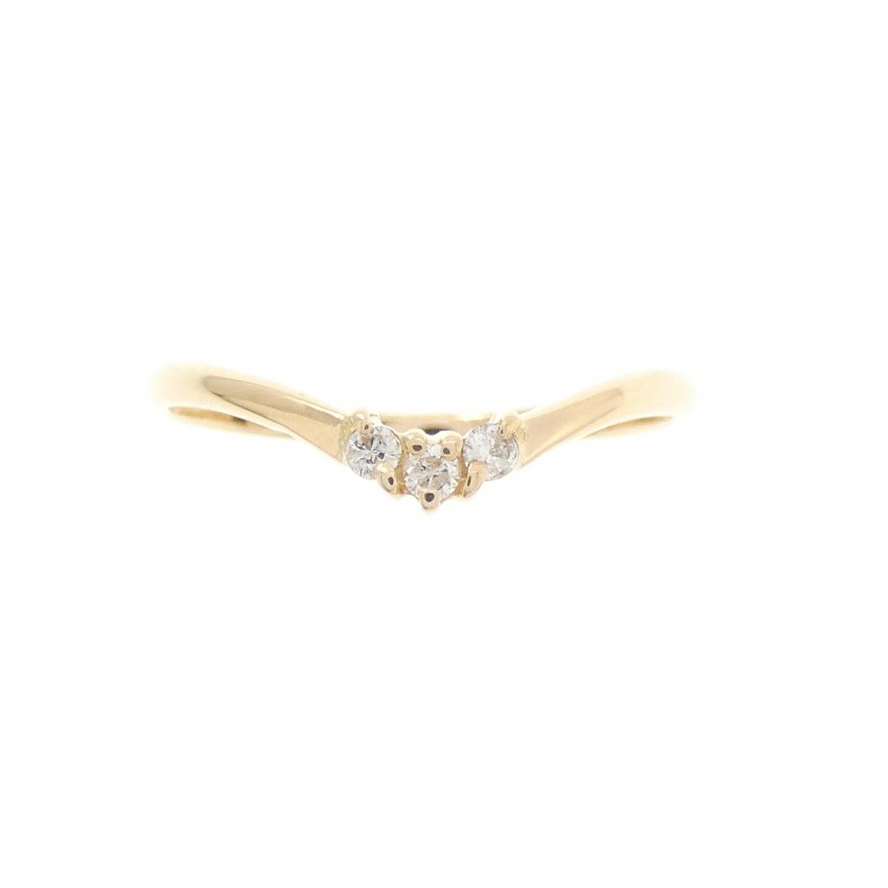 K18YG ダイヤモンド リング 0.05CT