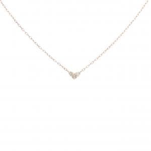 K10PG ハート ダイヤモンド ネックレス 0.02CT
