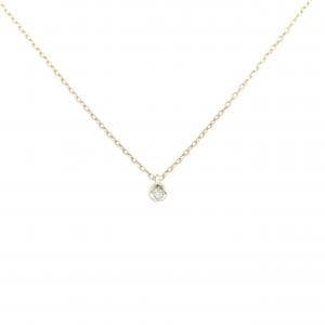 アガット ダイヤモンド ネックレス 0.01CT