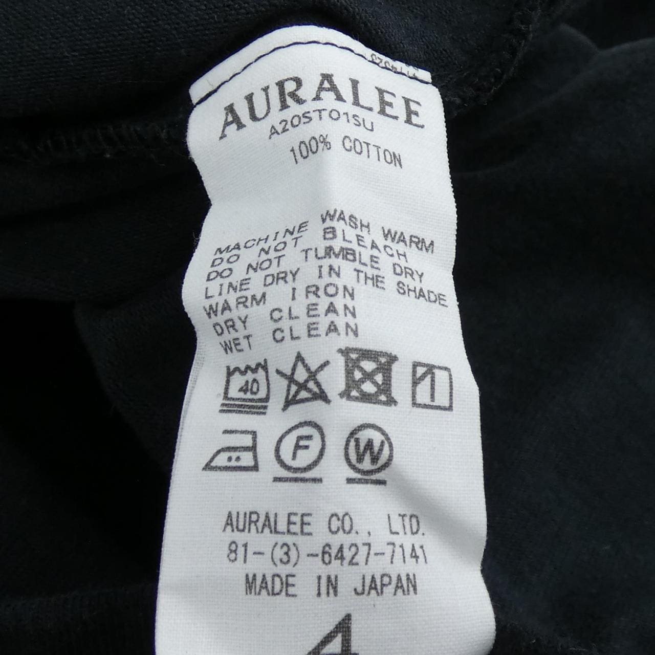 オーラリー AURALEE Tシャツ