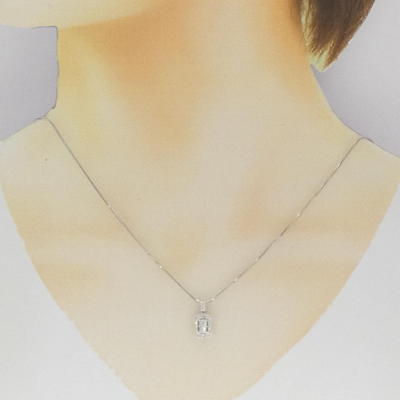 PT900/PT850 Diamond Necklace 0.50CT