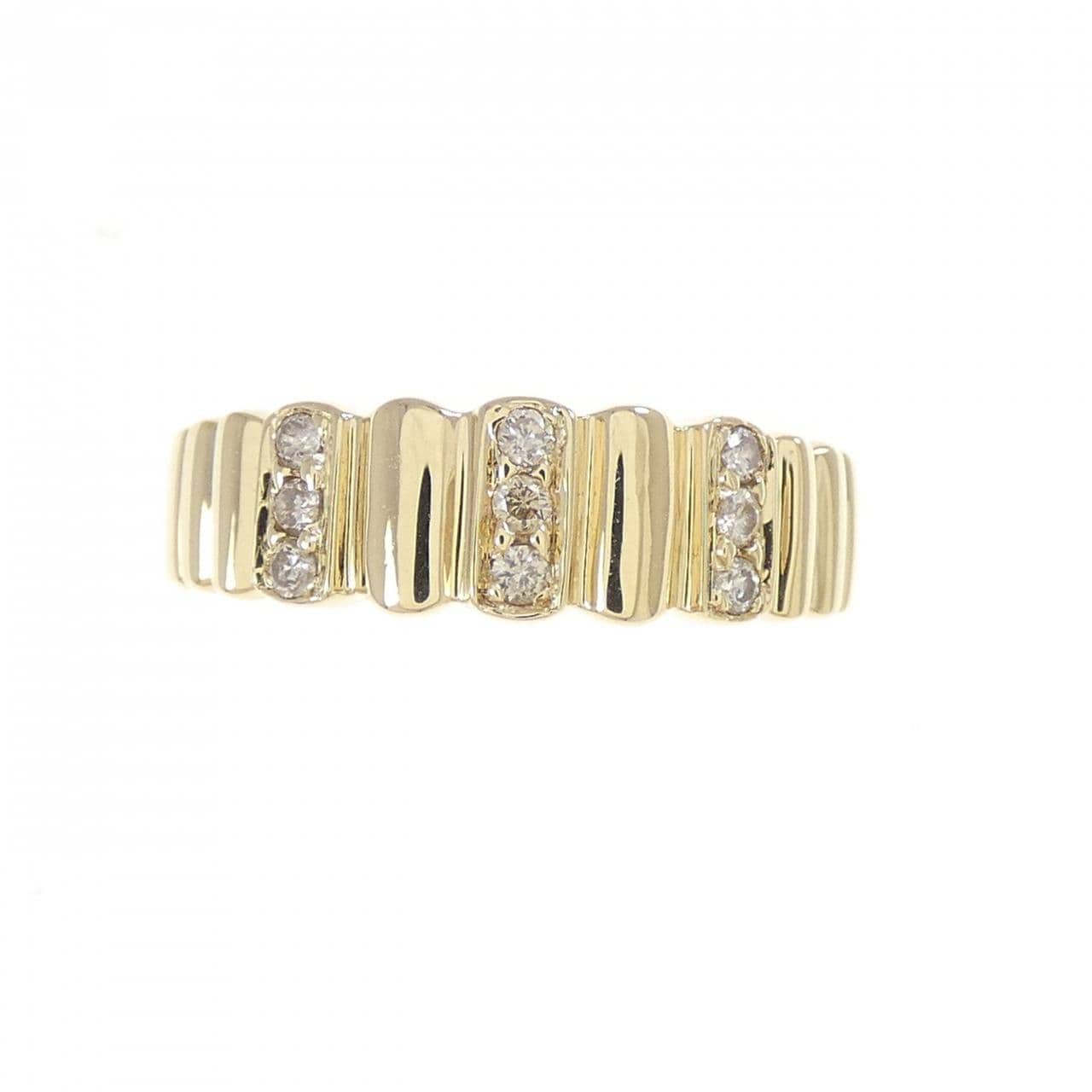 K18YG ダイヤモンド リング 0.09CT