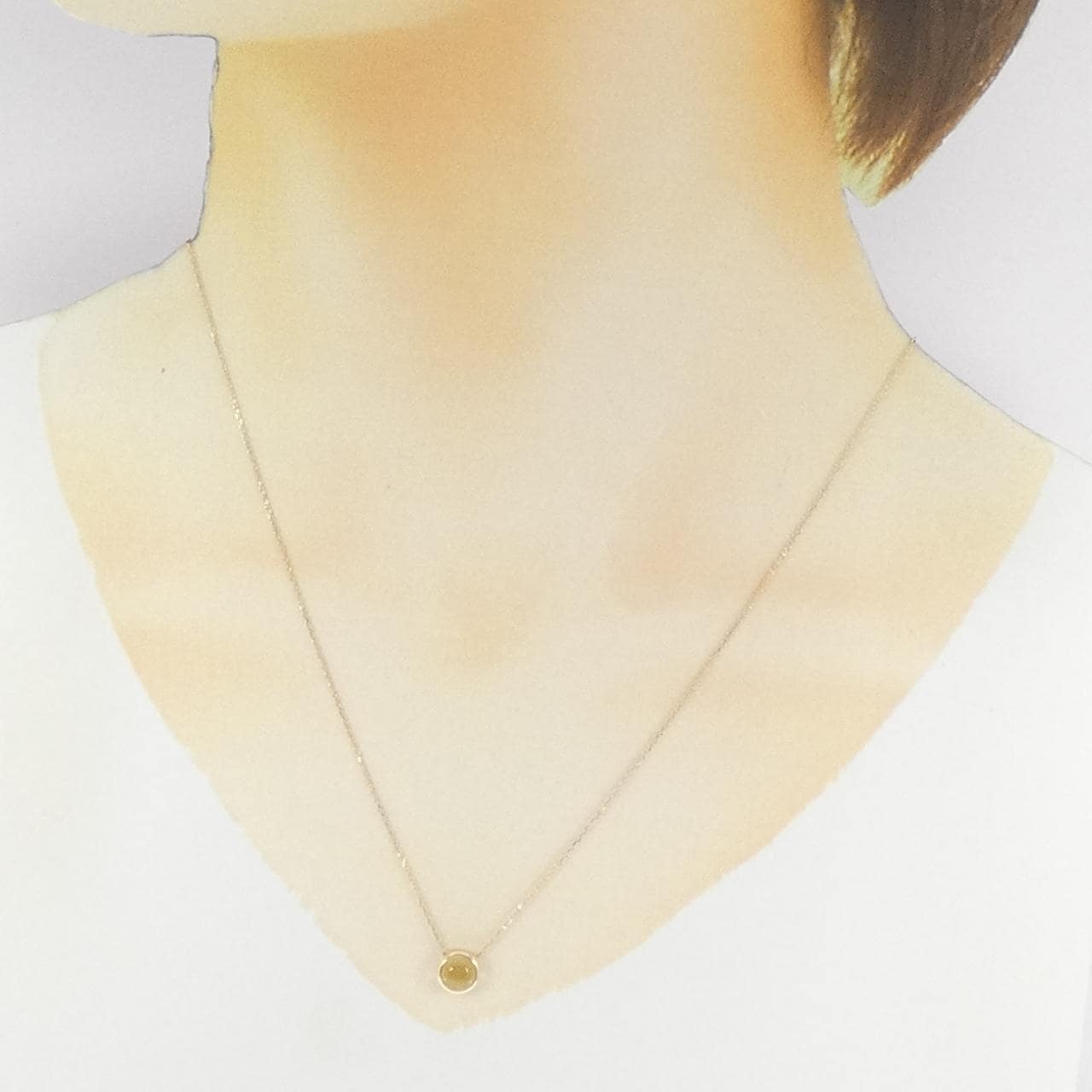 K10YG クオーツ ネックレス