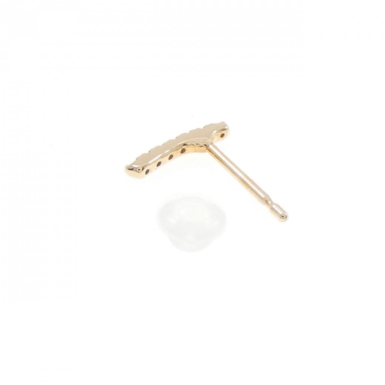 ヒロタカ ステープル ピアス 0.03CT 片耳