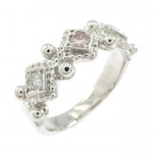 PT900 ピンクダイヤモンド リング 0.08CT