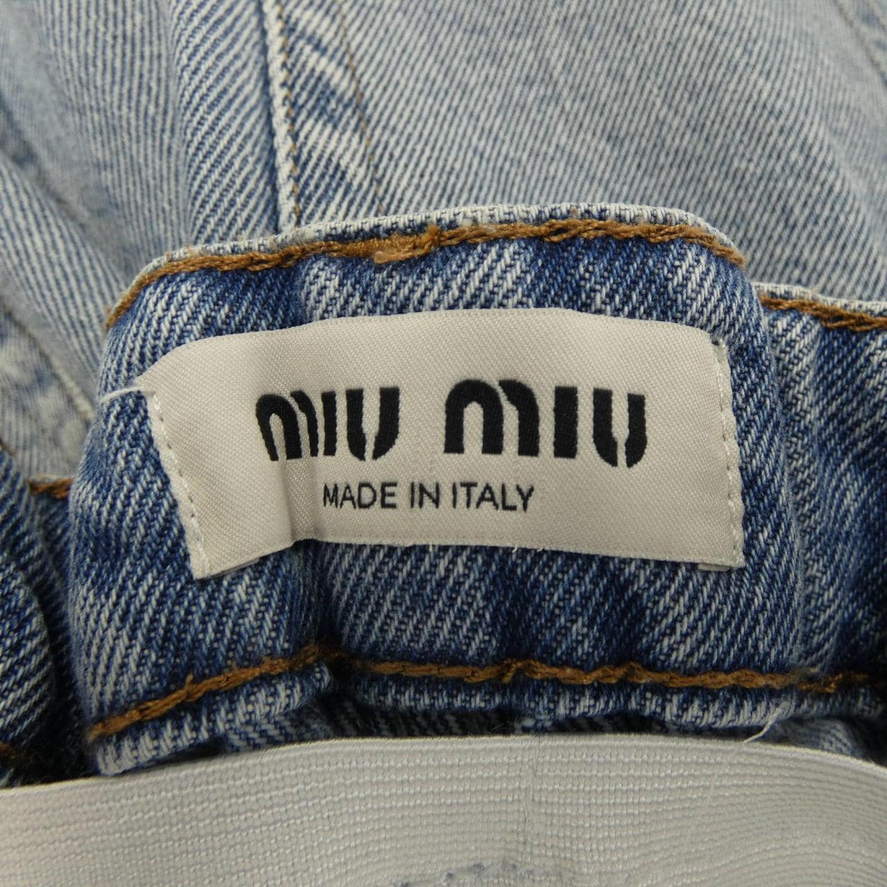 ミュウミュウ MIU MIU アイコニック デニム GWP333 1SXP ジーンズ