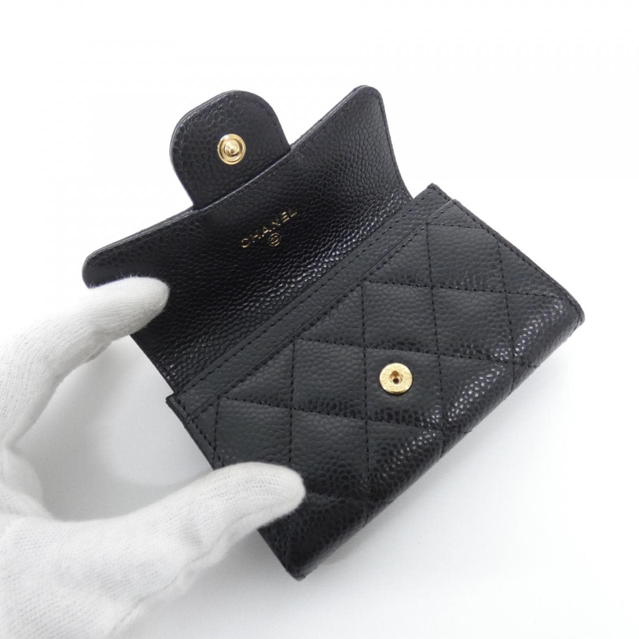 【未使用品】シャネル タイムレスクラシック ライン AP0214 カードケース