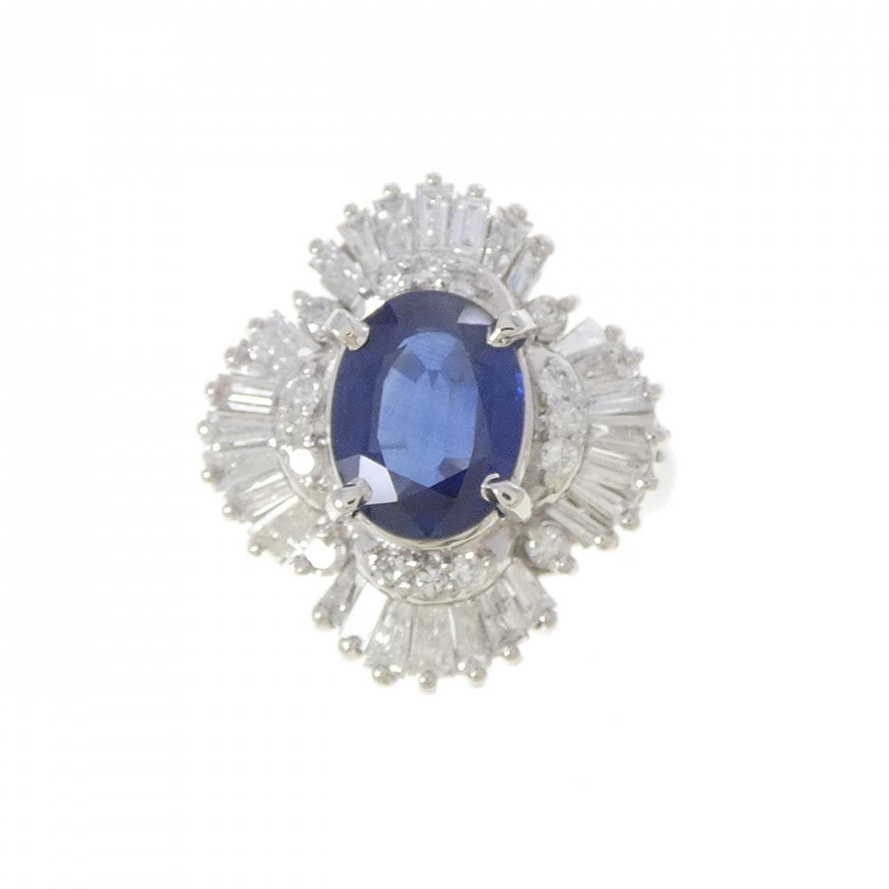 PT900 サファイヤ リング 2.14CT