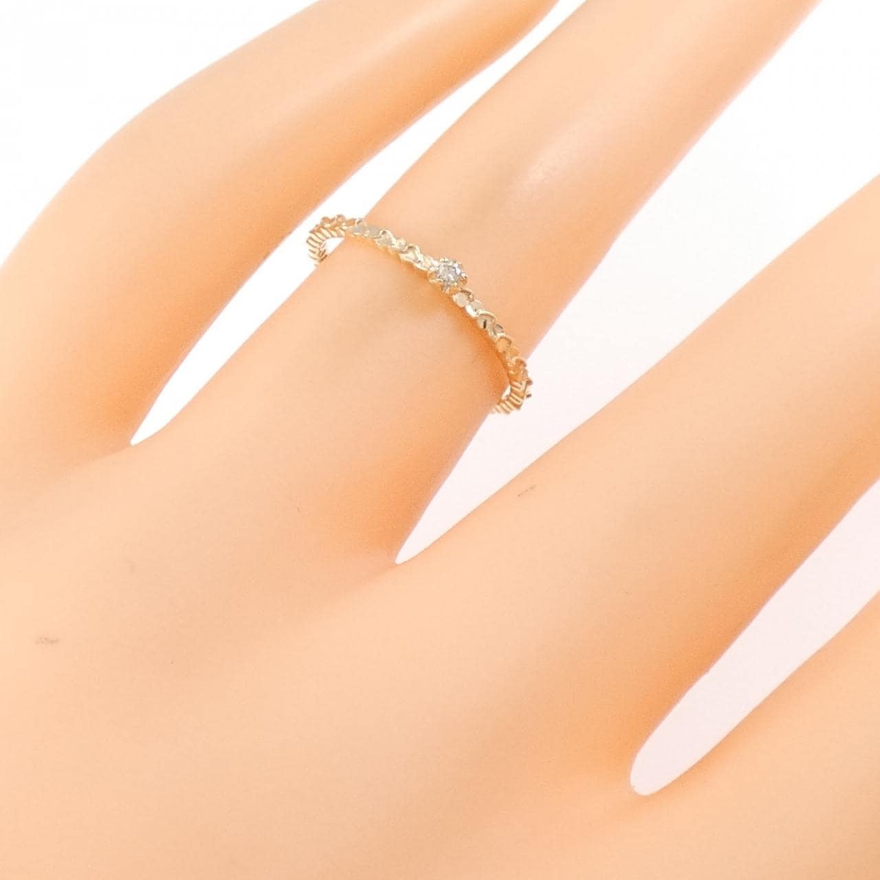 アガット ダイヤモンド リング 0.02CT