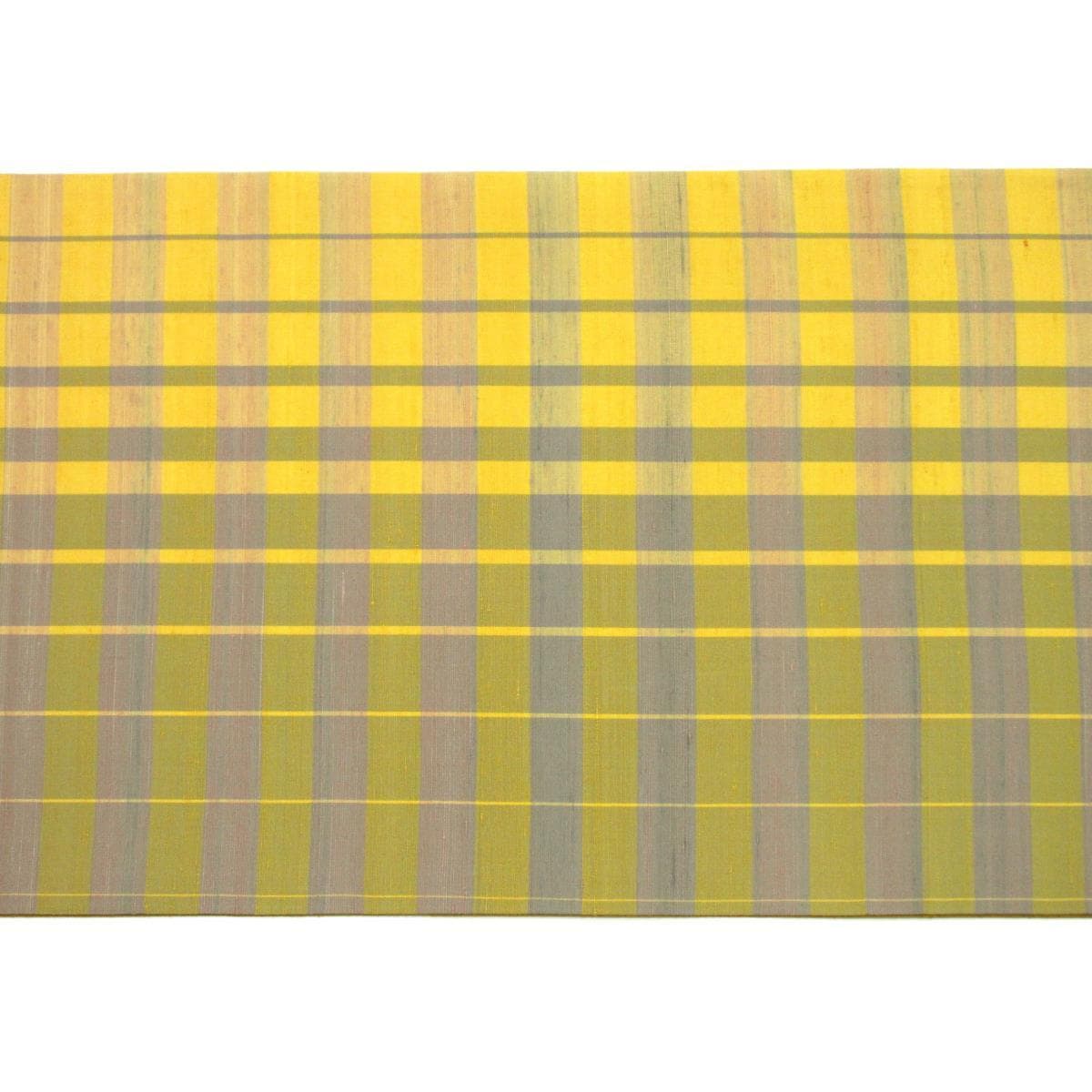 袋带茧绸编织全通图案