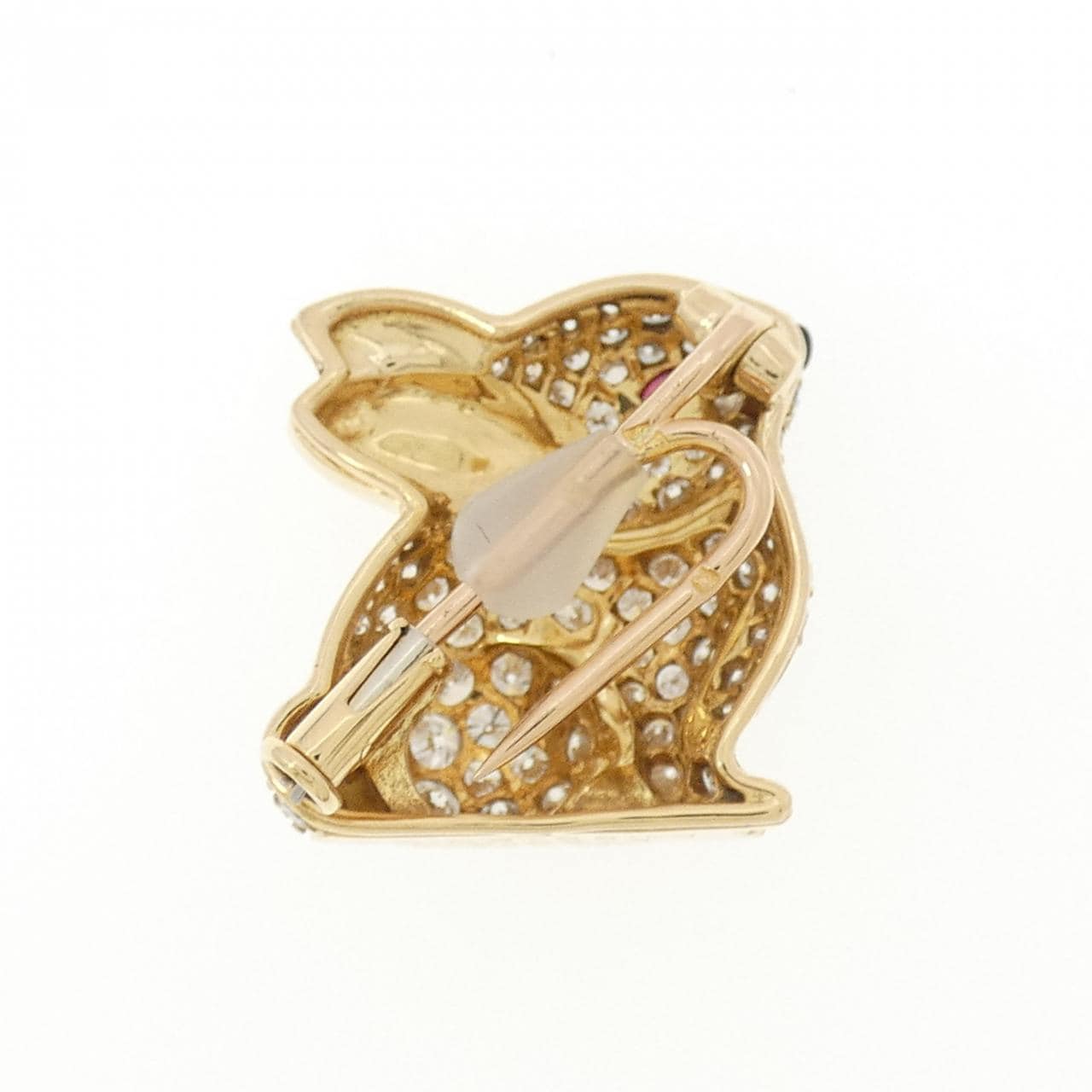 【ヴィンテージ】ヴァンクリーフ&アーペル カラーストーン ブローチ