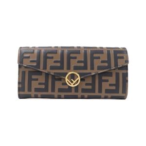 極美品 FENDI ジップウォレット 30978 ブラック 354 小物 長財布 小物