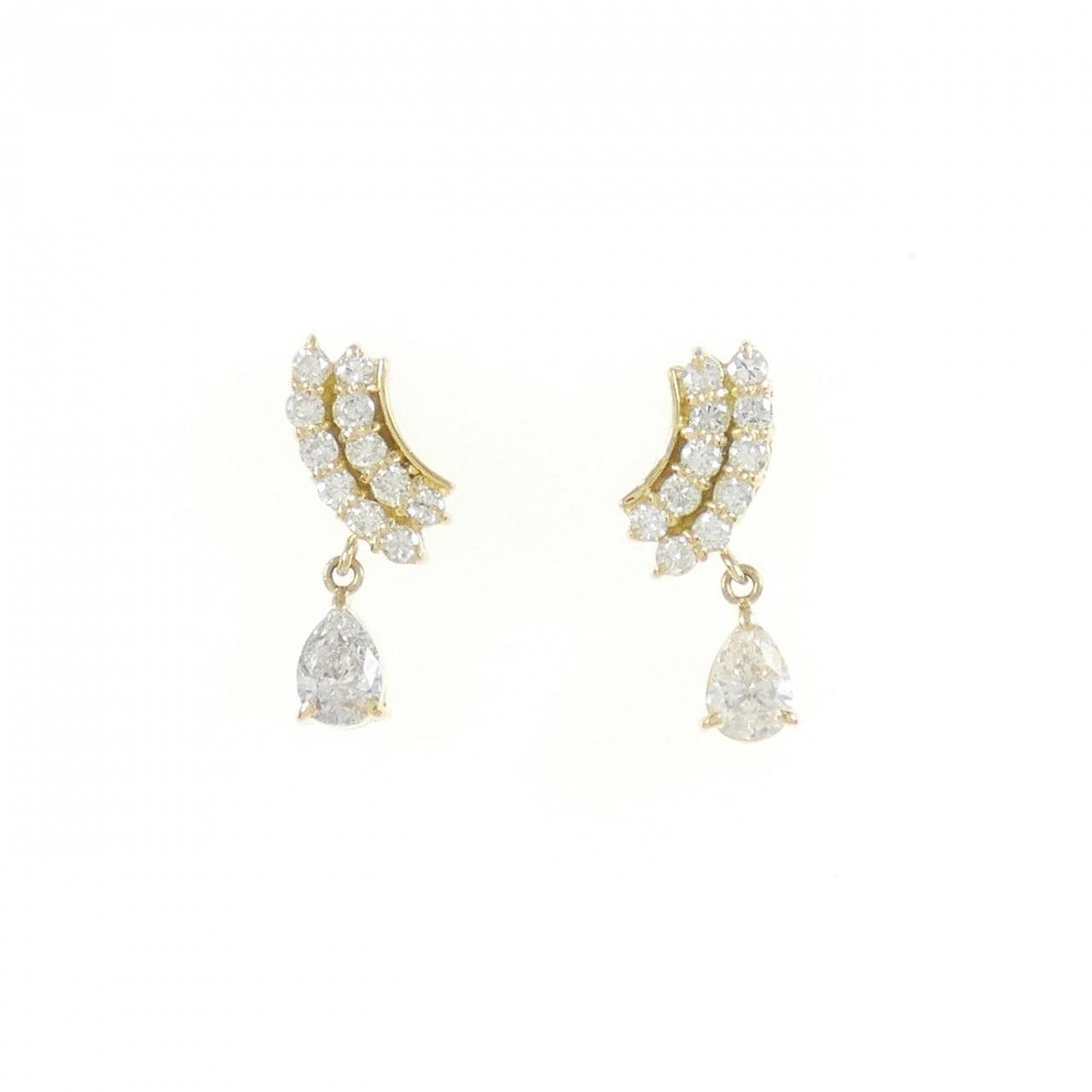 K18YG Diamond Earrings 0.71CT