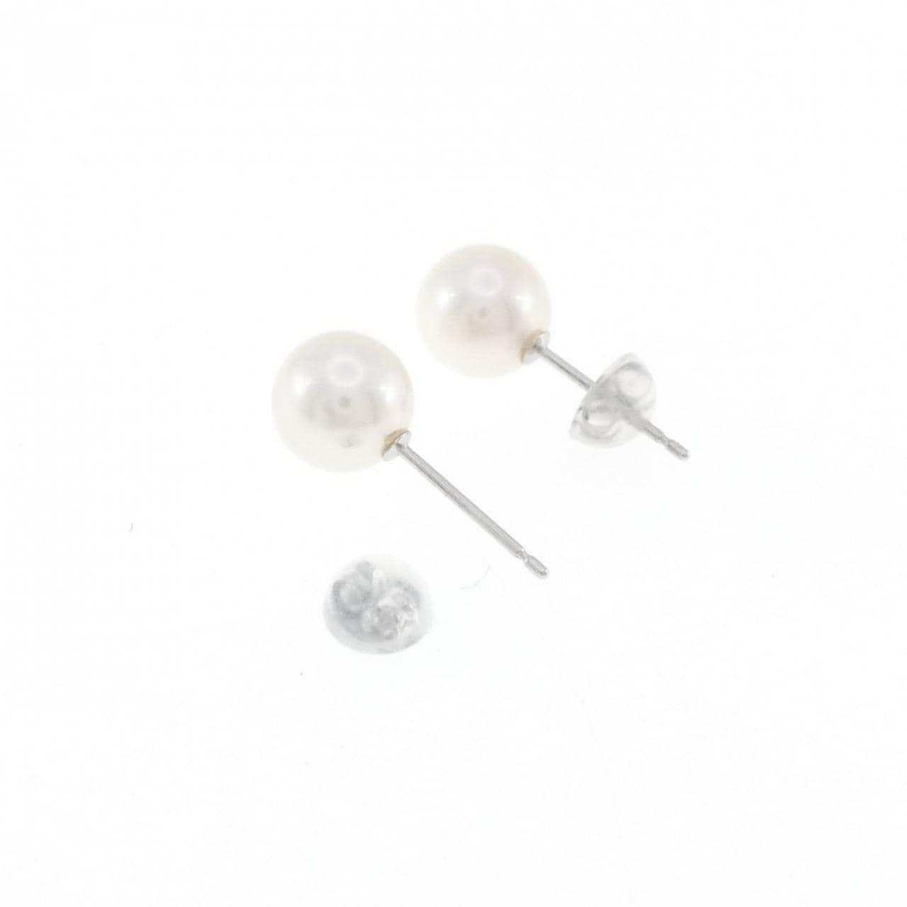 PT900 アコヤパール ピアス 6.6mm